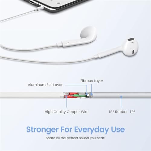 Apple Certified Wired Lightning Earbuds for iPhone - 2 Pack