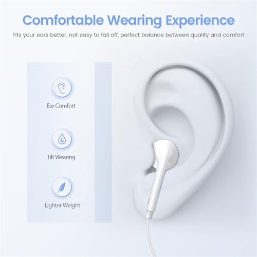 Apple Certified Wired Lightning Earbuds for iPhone - 2 Pack