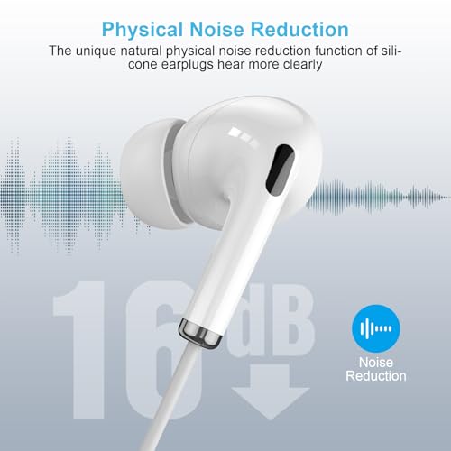 Dual Apple Earbuds with Mic for HiFi Stereo