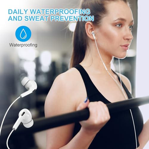 Dual Apple Earbuds with Mic for HiFi Stereo
