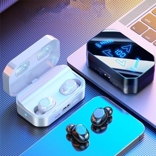 Wireless Bluetooth Earbuds with Digital Display Charging Case