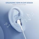 5-Pack Jogteg Earbuds with Mic - Powerful Stereo Bass