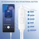 5-Pack Jogteg Earbuds with Mic - Powerful Stereo Bass