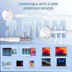 5-Pack Jogteg Earbuds with Mic - Powerful Stereo Bass