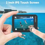 AKASO V50X 4K WiFi Action Camera: Touch Screen, Waterproof