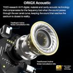 TOZO NC9 Hybrid Active Noise Cancelling Earbuds, Matte Black