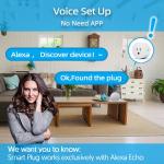 Alexa-Compatible Smart Plug for Convenient Voice Control