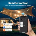 Smart WiFi Plug Outlet for Outdoor Use