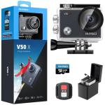 AKASO V50X 4K Action Camera + Kingston 64GB Bundle