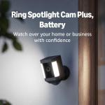 2022 Release: Ring Spotlight Cam Plus in Black