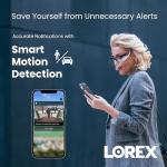 Lorex 4K Metal Dome PoE Security Camera, Indoor/Outdoor