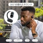 Oladance Open Ear Headphones Bluetooth 5.2 Wireless Earbuds for Android & iPhone, Open Ear Earbuds with Dual 16.5mm Dynamic Drivers, Up To 16 Hours Playtime Waterproof Sport Earbuds -Interstellar Blue