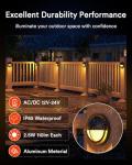 Lumary Smart LED Deck Lights, 6 Pack