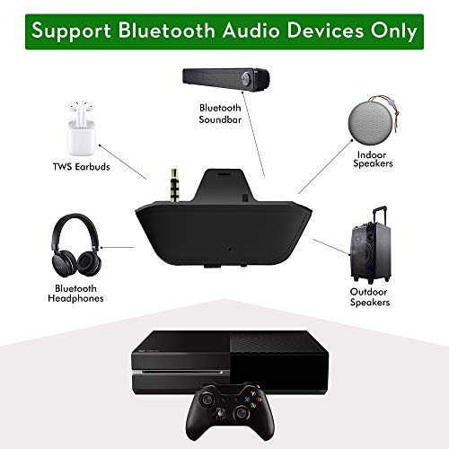 Bluetooth Audio Adapter for Xbox One Headsets