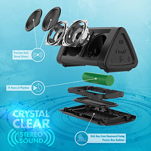 Water-Resistant Portable Bluetooth Speaker: OontZ Angle 3+