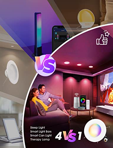 WiFi Controlled Smart LED Recessed Lights (6 pack)