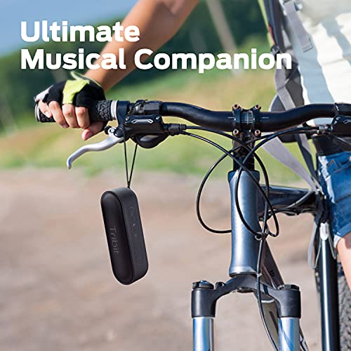 Tribit XSound Go Bluetooth Speakers - 12W Portable Speaker Loud Stereo Sound, Rich Bass, IPX7 Waterproof, 24 Hour Playtime, 66 ft Bluetooth Range & Built-in Mic Outdoor Party Wireless Speaker