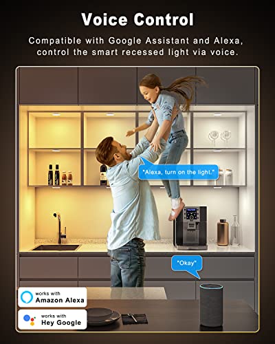Smart Under Cabinet Lights with Voice Control