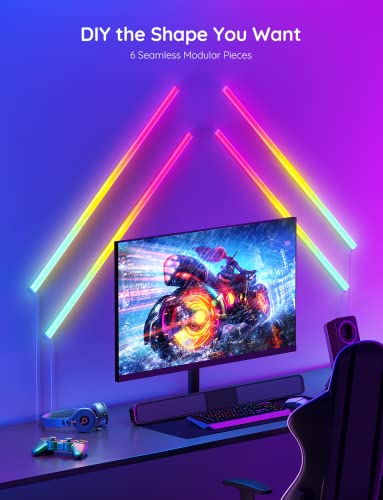 Smart Multicolor LED Wall Lights with Music Sync