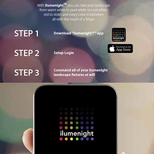 Bronze Accent Light with Bluetooth Controls and RGBW Color