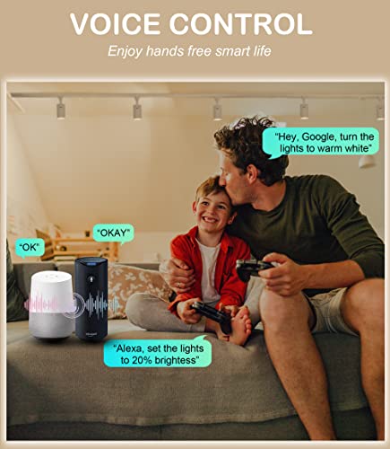 Smart WiFi LED Track Lights - 3 Pack