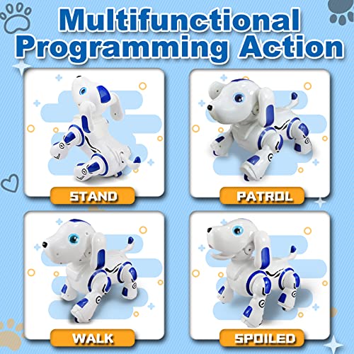 Voice-controlled Robot Dog Toy for Kids