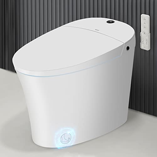 Smart Bidet Toilet With Heated Seat & LED Display