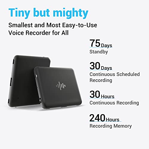 iZYREC Smart Voice Recorder with Long Battery Life