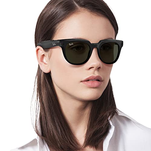 Ray-Ban Meteor Smart Glasses Black/Green - 51mm