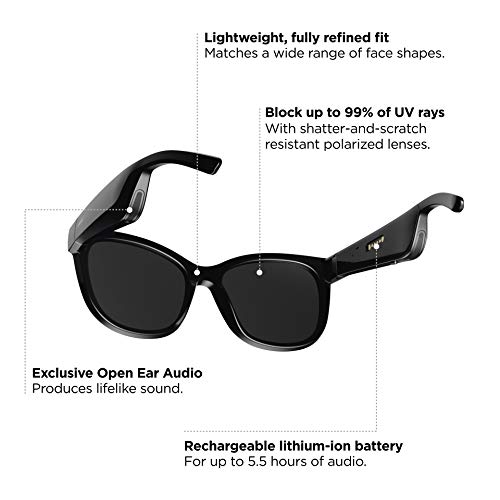 Bose Smart Audio Sunglasses, Cat-Eye Black