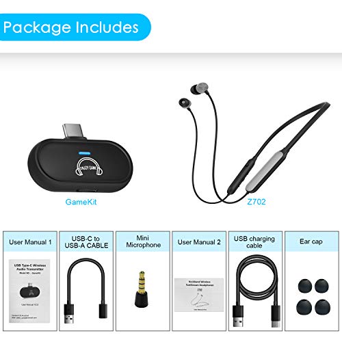 Wireless Earbuds for TV and Gaming