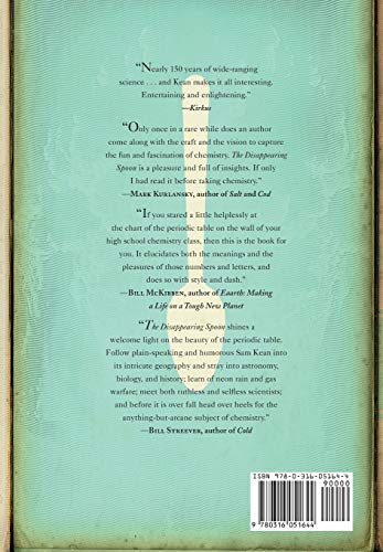 Disappearing Spoon: Tales of Love and Chemistry
