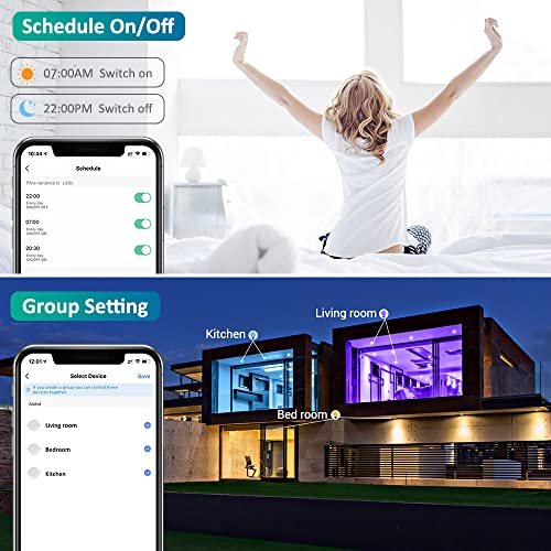 Smart Color Changing Recessed Lights (4 Pack)