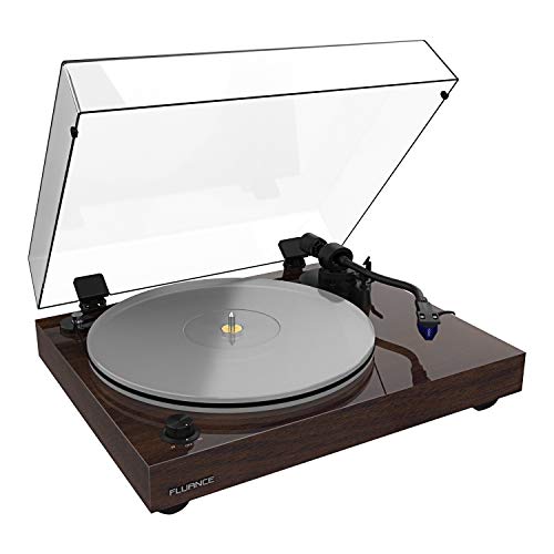 High Fidelity Vinyl Turntable with Ortofon Cartridge - Walnut