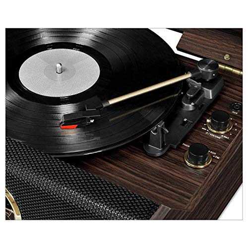 Highland Bluetooth Record Player with FM Radio