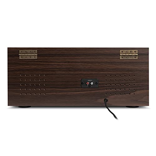 Six-in-One Mid Century Modern Bluetooth Record Player