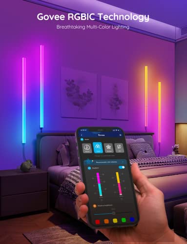 Smart Multicolor LED Wall Lights with Music Sync