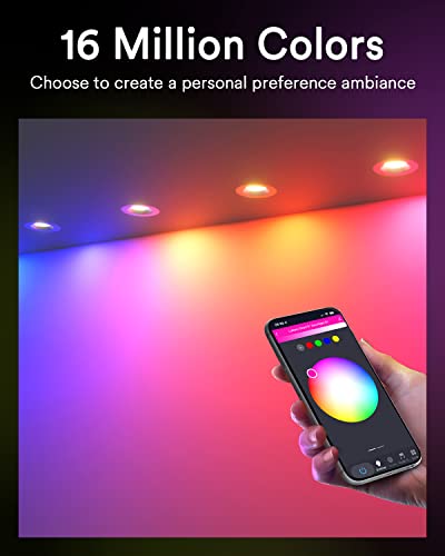 Lumary Smart Recessed Lighting with Color Changing