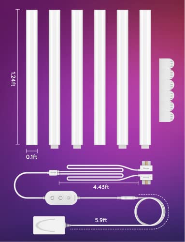 Smart Multicolor LED Wall Lights with Music Sync