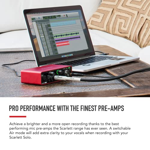 Focusrite Scarlett Solo 3rd Gen: Studio-Quality Recording Bundle