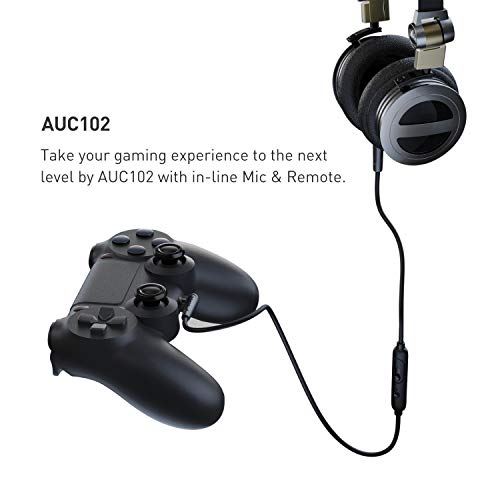 Mic Volume Control Aux Cord for Gaming/Phones