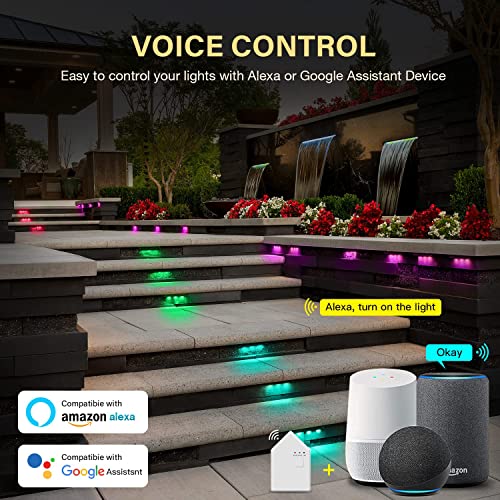 Woark Smart Hardscape Lighting Kit, 8-Pack