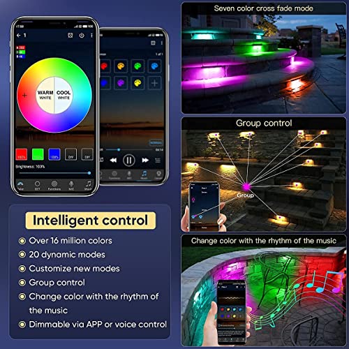 Woark Smart Hardscape Lighting Kit, 8-Pack