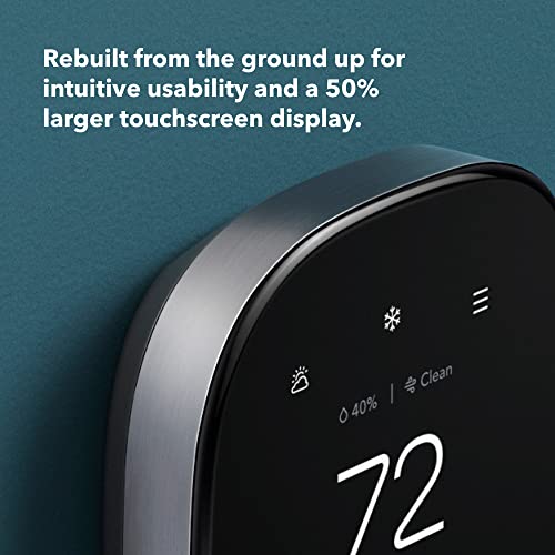 Smart Thermostat with Air Quality Monitor - Wifi Compatible