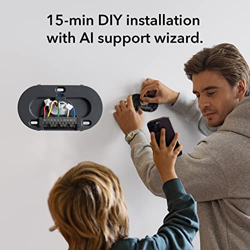 Smart Home Thermostat with Wi-Fi App Control