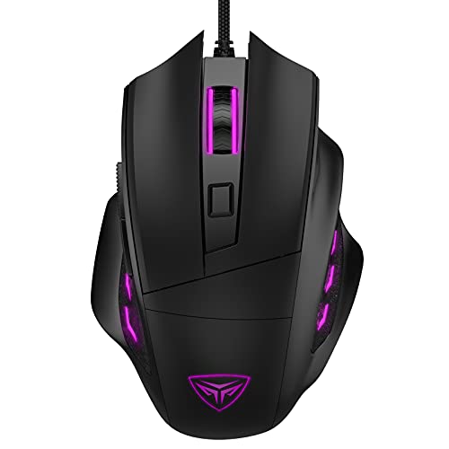 Adjustable CP3 Wired Gaming Mouse with LED Lighting