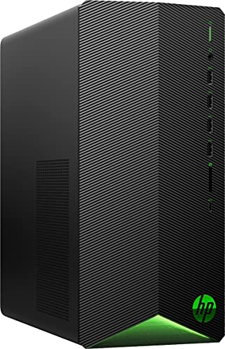 [Geforce RTX 3060] 2022 HP Pavilion Gaming Desktop PC, 32GB RAM, 1TB SSD+2TB HDD, Intel i5-10400F, Wired Mouse & Keyboard, Bluetooth, Wi-Fi, USB Type-C, Display Port, HDMI, Windows 11, Mouse Pad