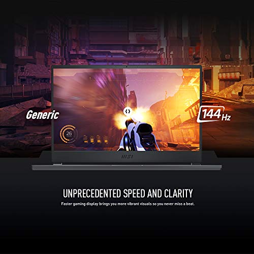 MSI Stealth 15M Gaming Laptop: Max 8 Words: High-Performance Carbon Gray Laptop
