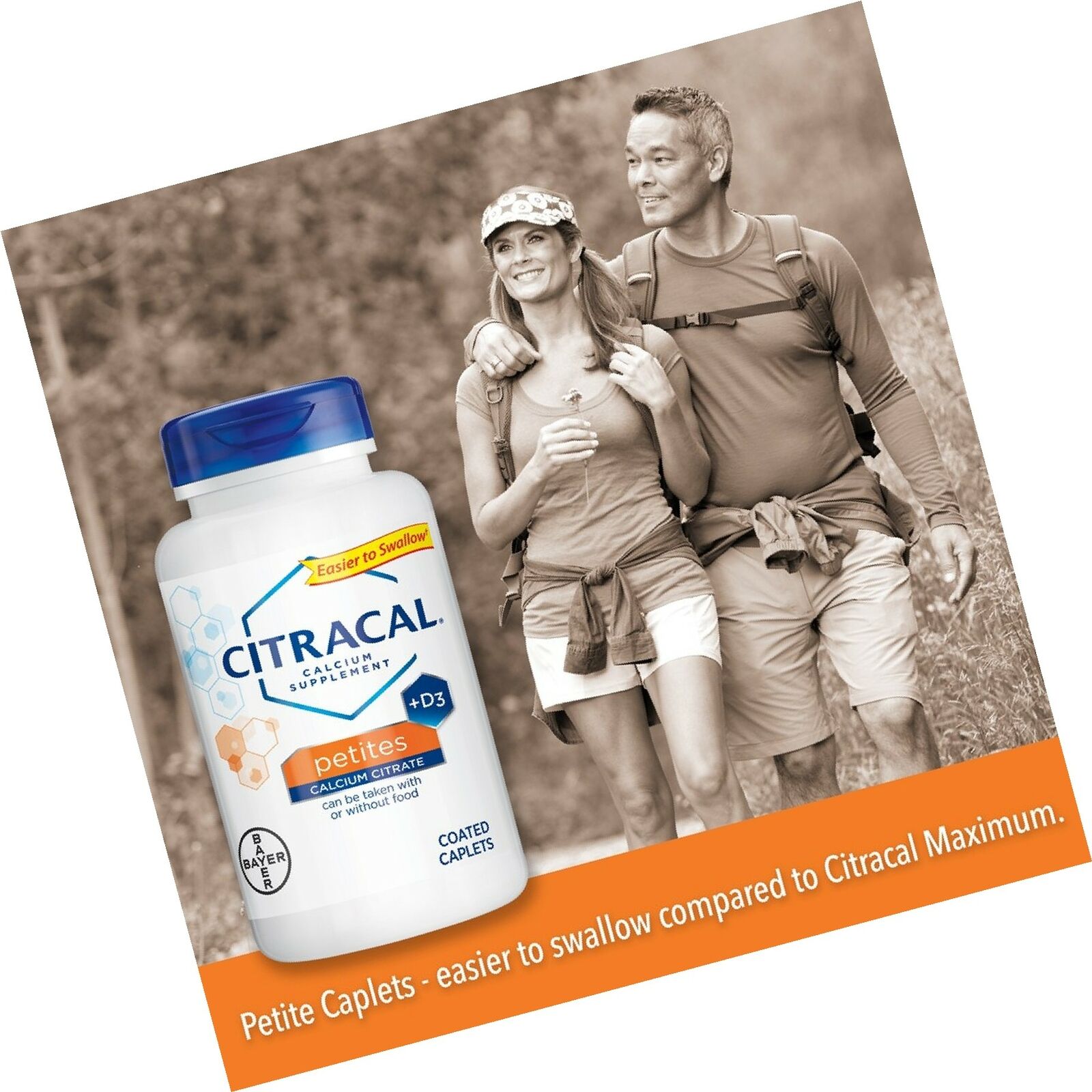 Highly soluble Citracal Petites with 400mg Calcium Citrate