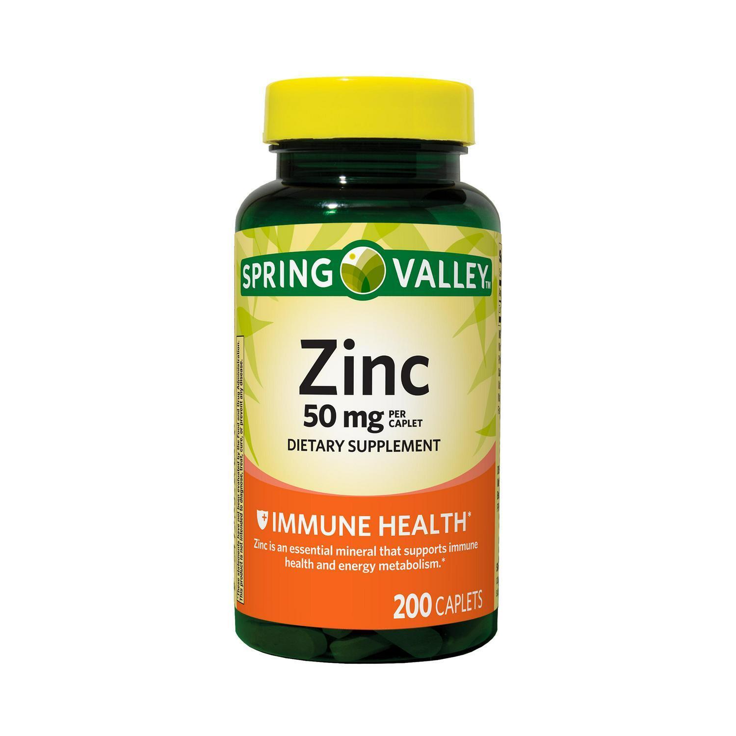 Zinc, Magnesium, Calcium Supplement - 200 Count